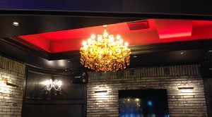 VIPスペース用シャンデリア